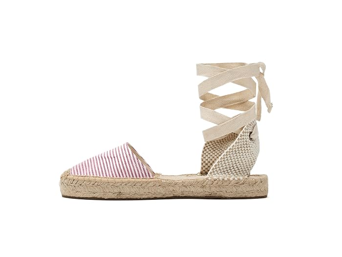 Soludos Seersucker Lauren Lace-up Espadrille - Image 3
