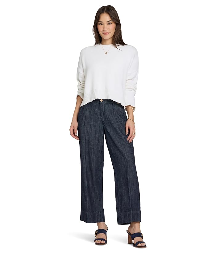 NYDJ Teresa Ankle Pleat Jeans in Dark Indigo - Image 2
