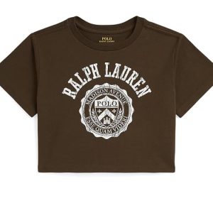 Polo Ralph Lauren Kids Logo Crest Cotton Jersey Boxy Tee (Toddler/Little Kid)