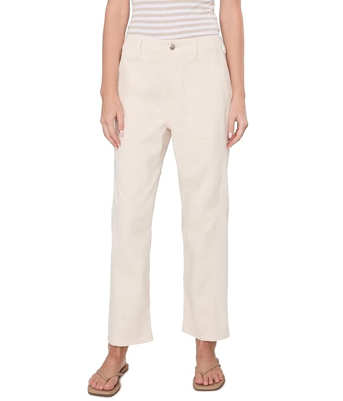 AG Jeans Analeigh Mid-Rise Utility Pants in Opal Stone