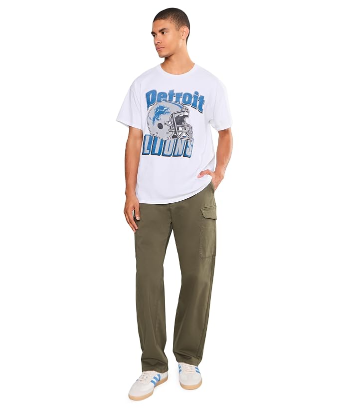 Junk Food Clothing NFL Detroit Lions Throwback Helmet Tee - Image 2