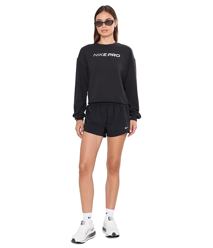 Nike Pro Dri-FIT Crew Fleece Training Top Gradient - Image 2
