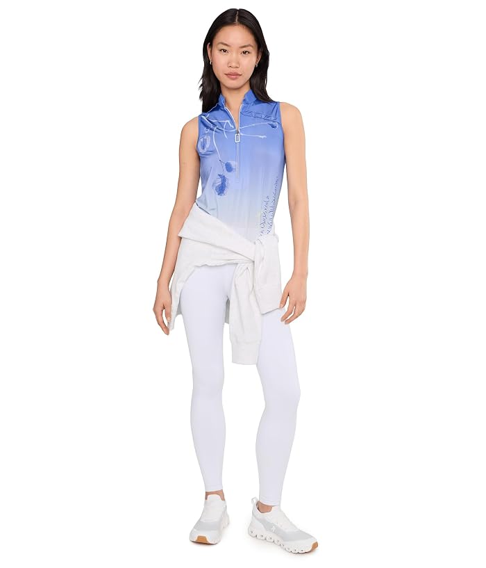 Jamie Sadock Plum Sleeveless Print Top - Image 2