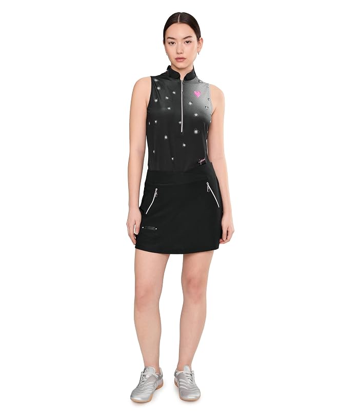 Jamie Sadock Happy Heart Sleeveless Zip Front with Scattered Dots - Image 2