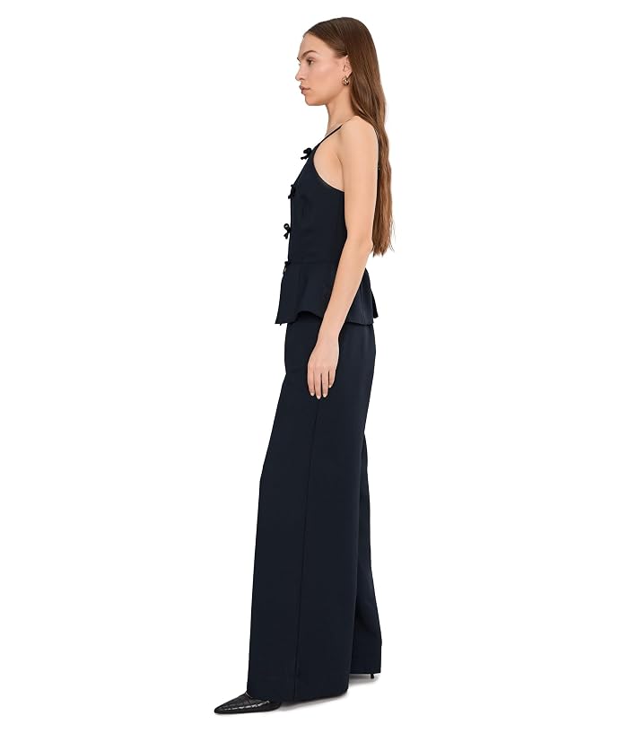 Avec Les Filles Bow Vest Twofer Jumpsuit - Image 3