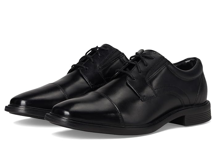 Nunn Bush Stark Cap Toe Oxford Leather Business Formal Derby Dress Casual Lace-Up