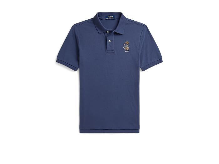 Polo Ralph Lauren Kids Polo Bear Cotton Mesh Polo Shirt (Big Kid) - Image 3