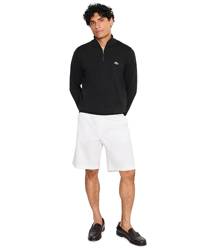 Lacoste Zipped High Neck Cotton Sweater - Image 2