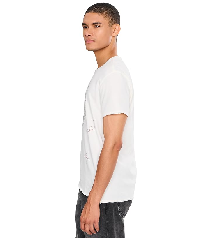 John Varvatos Skull Embroidery Tee KG7469W26 - Image 3
