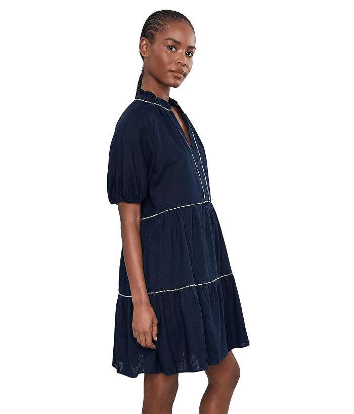 CeCe Contrast Trim Babydoll Dress - Image 3