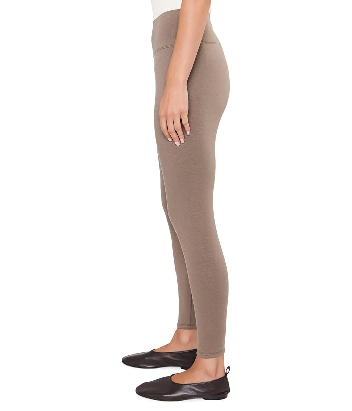 Eileen Fisher Petite Cozy Brushed Terry Hug High Waisted Ankle Leggings - Image 3