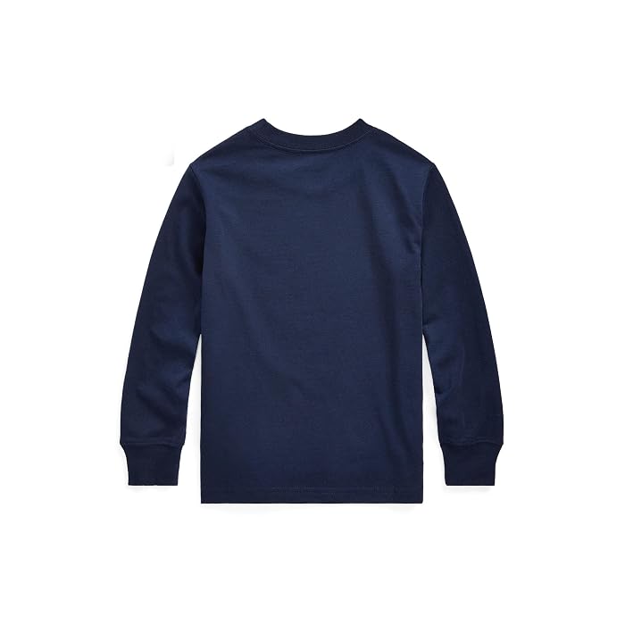 Polo Ralph Lauren Kids Cotton Jersey Long Sleeve Tee (Toddler/Little Kid) - Image 2