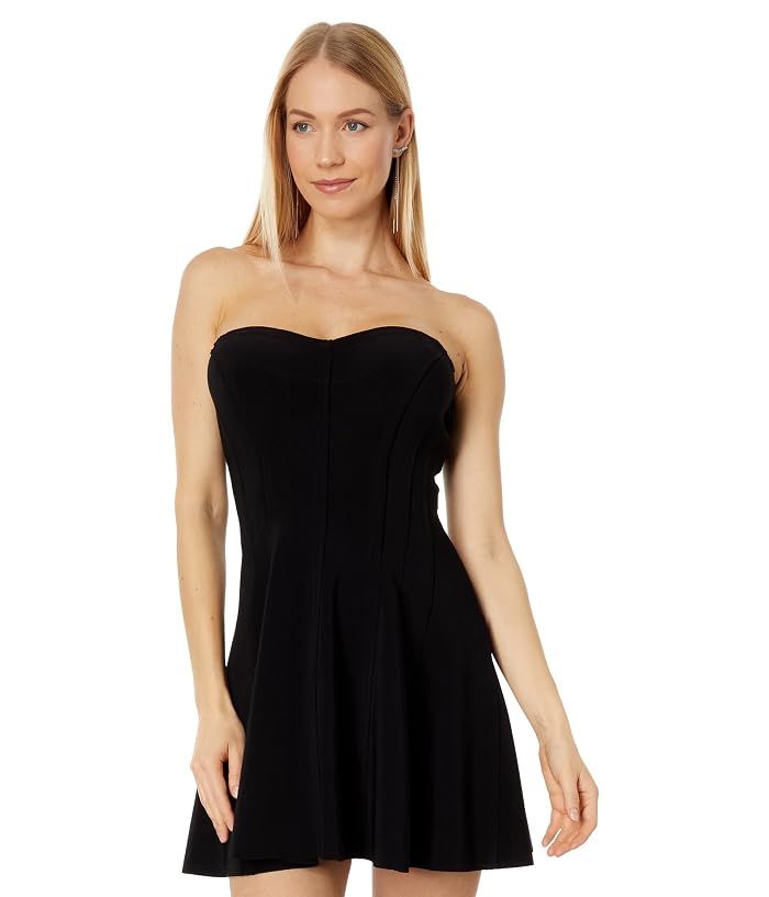 Norma Kamali Strapless Grace Mini Dress