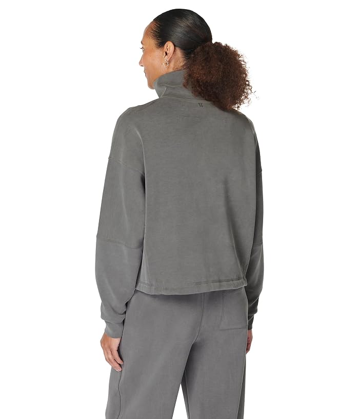 Sweaty Betty Sand Wash Funnel Neck Half Zip - Image 2
