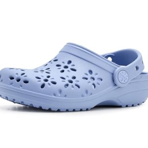 Crocs Kids Classic Clogs with Floral Cut Out Design (Little Kid/Big Kid)