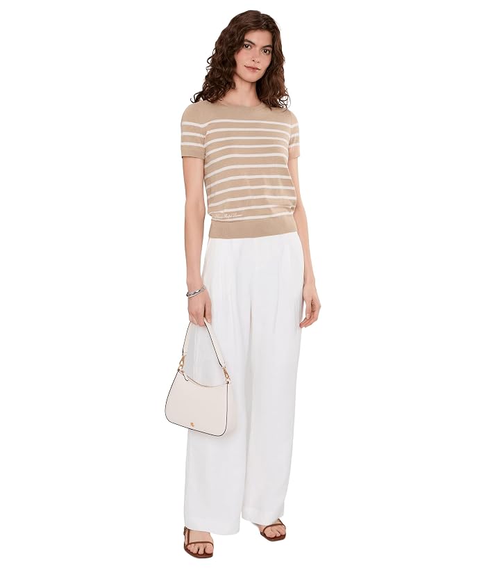 Lauren Ralph Lauren Striped Short Sleeve Sweater - Image 2