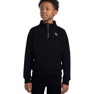 abercrombie kids Essentials Quarter Zip (Big Kid)