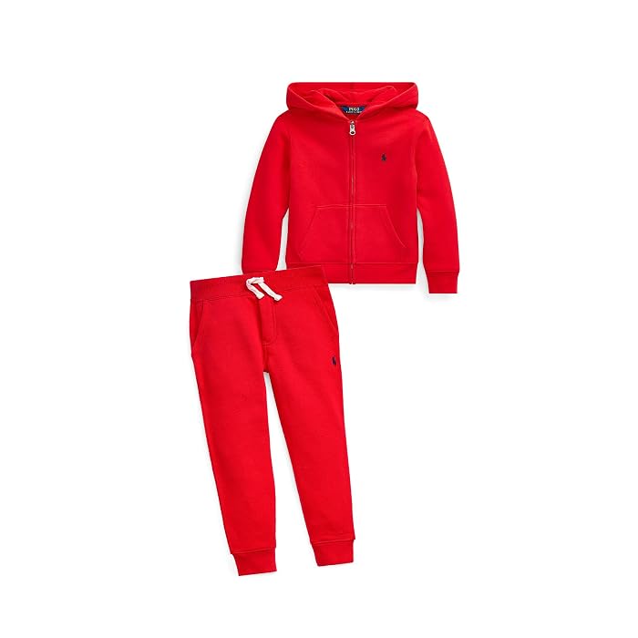 Polo Ralph Lauren Kids Cotton Blend Fleece Joggers (Toddler) - Image 3