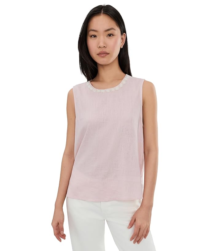 Vince Camuto Sleeveless Crew Neck Blouse