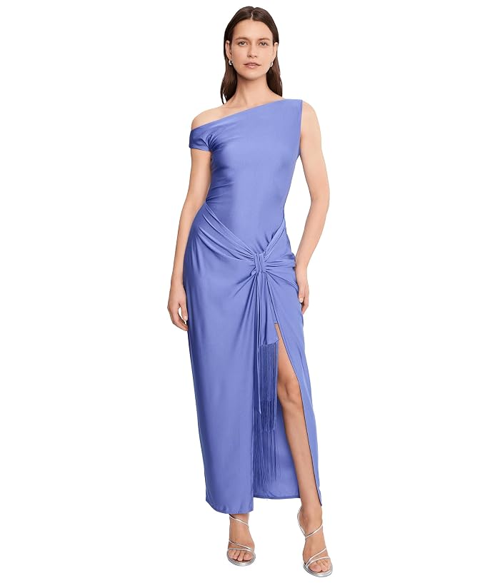 Avec Les Filles Asymmetric Twist Front Dress