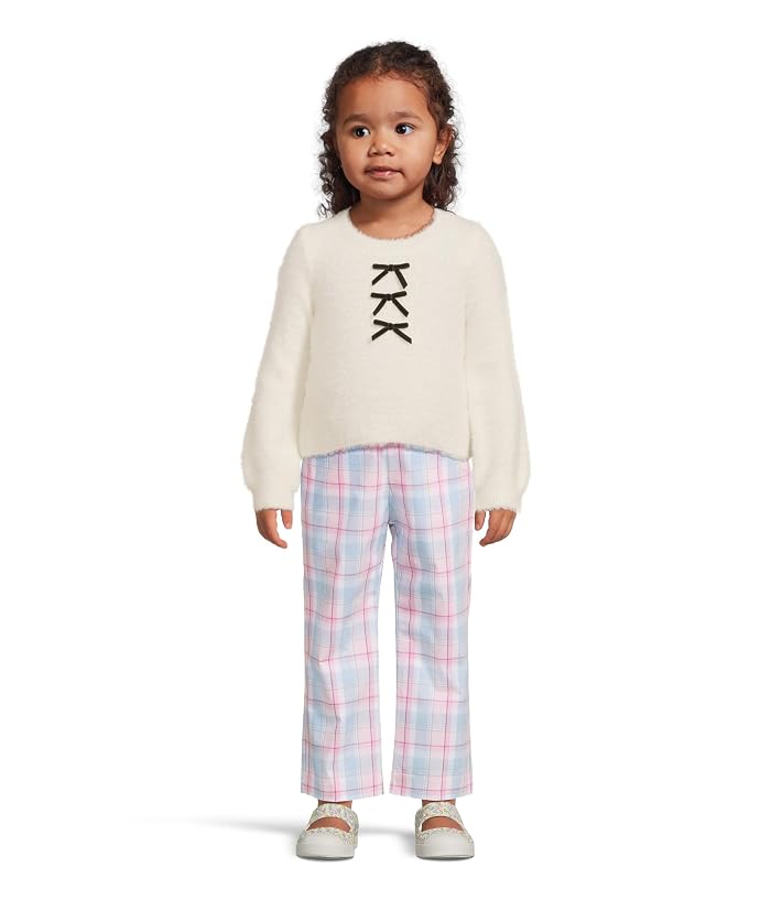 Janie and Jack Fuzzy Mini Bow Sweater (Infant) - Image 4