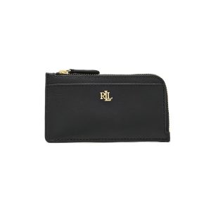 Lauren Ralph Lauren Leather L-Zip Card Case