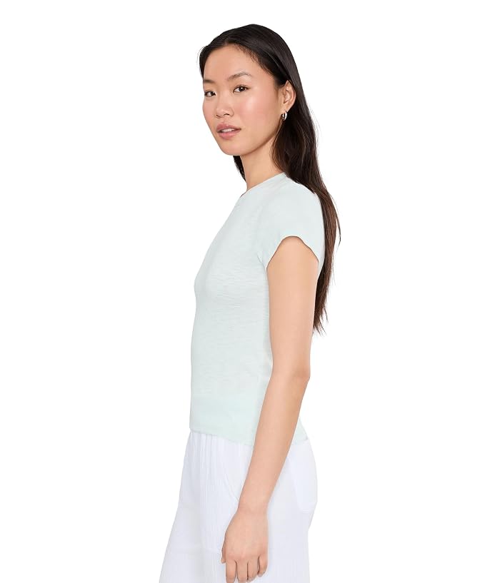 Lilla P Ribbed Slub Crewneck Tee - Image 3