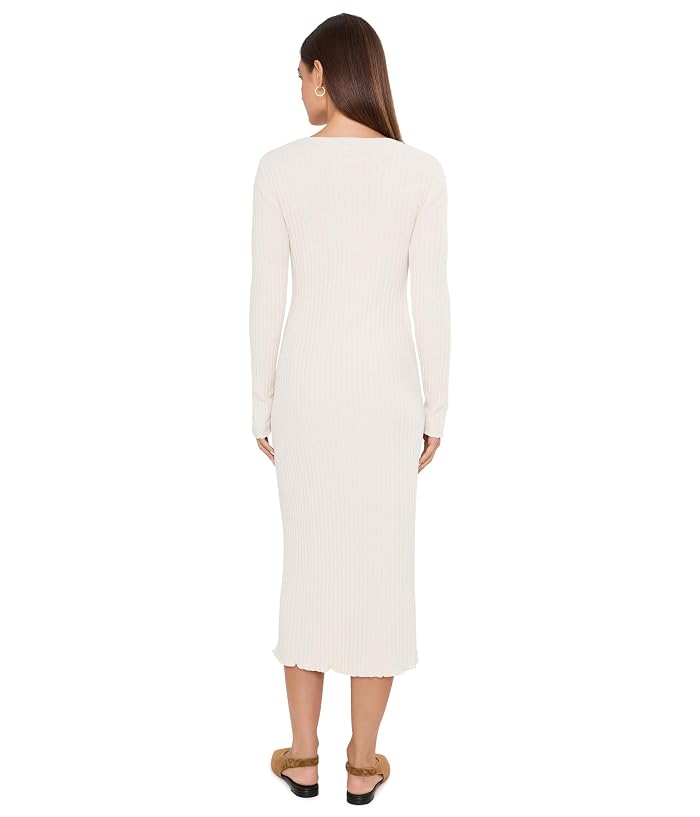 Barefoot Dreams Cozychic Ultra Lite® Petal Edge Rib Midi Dress - Image 4