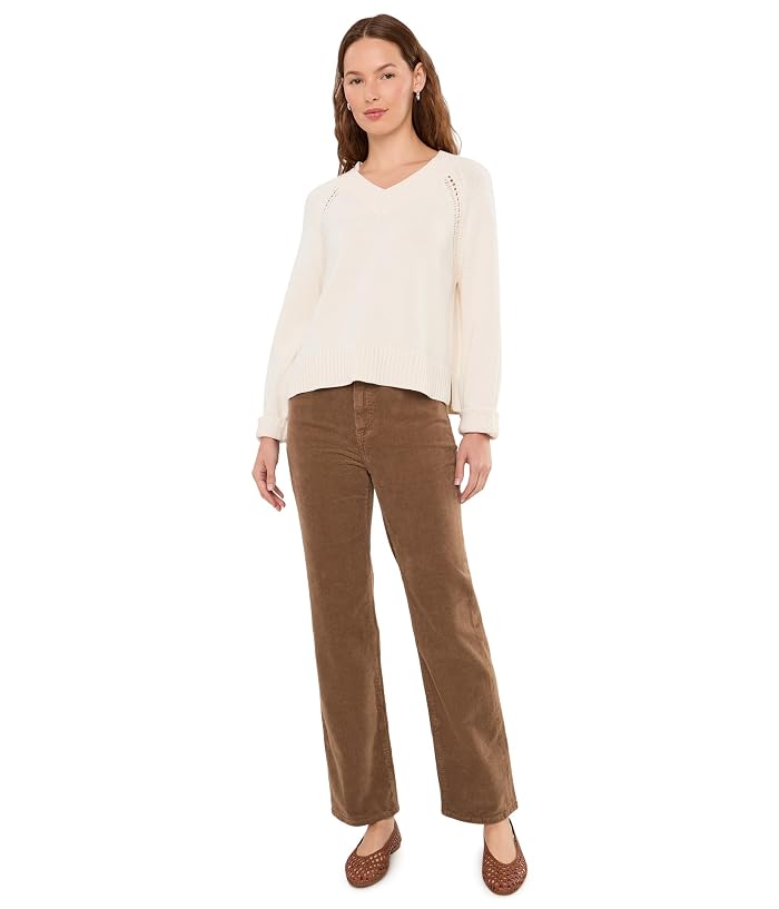 AG Jeans Brinley Mid-Rise Straight Corduroy Pants - Image 2