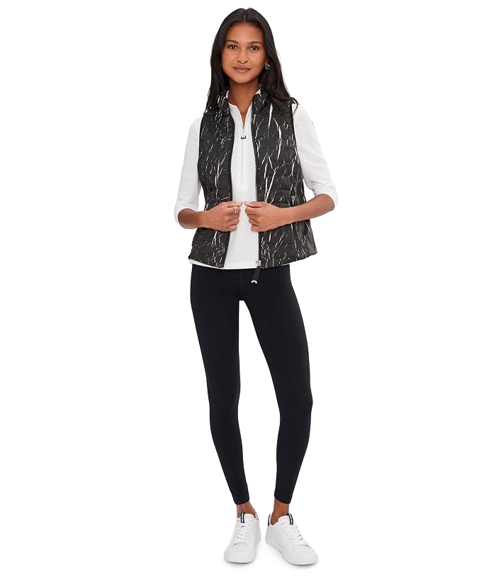 Jamie Sadock Quilted Zip Front Vest Zippered Side Pockets - Image 2