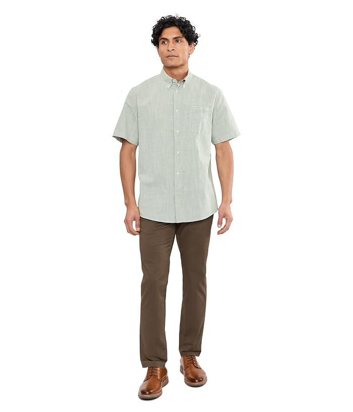 Barbour Fleming Linen Blend Regular Short Sleeve Shirt - Image 2