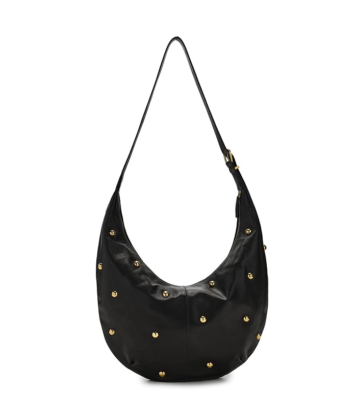 Madewell The Essential Curve Shoulder Bag in Studded Suede