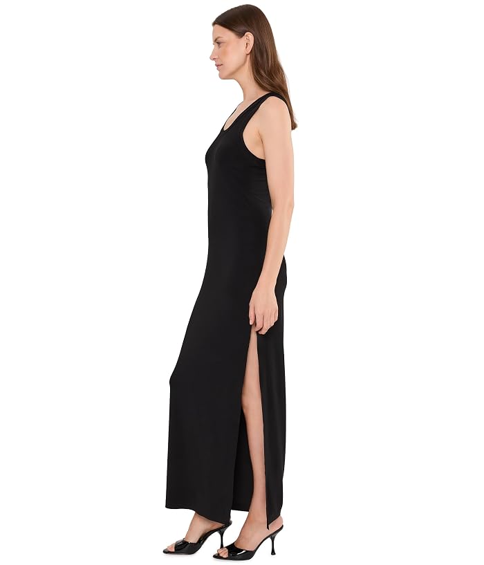 Norma Kamali Racer Long Dress w/ Side Slit - Image 3