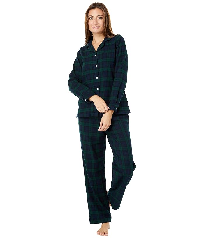L.L.Bean Scotch Plaid Flannel Pajamas Plaid