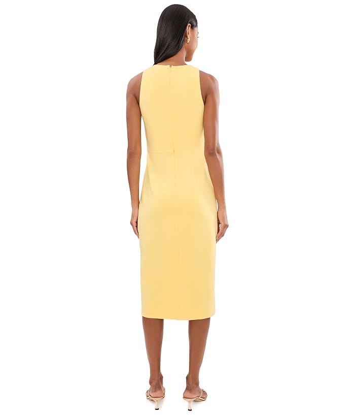 Adrianna Papell Halter Ruffle Midi Dress - Image 4