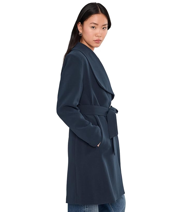 Lauren Ralph Lauren Crepe Belted Drape Front - Image 3