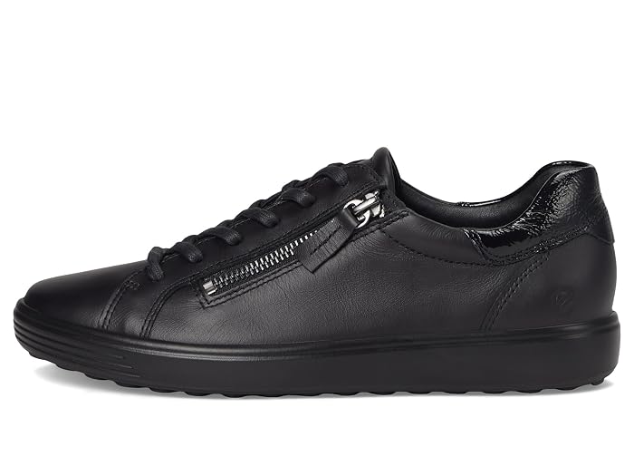 ECCO Soft 7 Side Zip Lace Sneakers - Image 4
