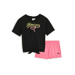 PUMA Kids T-Shirt & Tricot Shorts Set (Toddler)