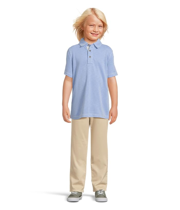 Johnston & Murphy Kids Vintage Slub Polo (Big Kid) - Image 4