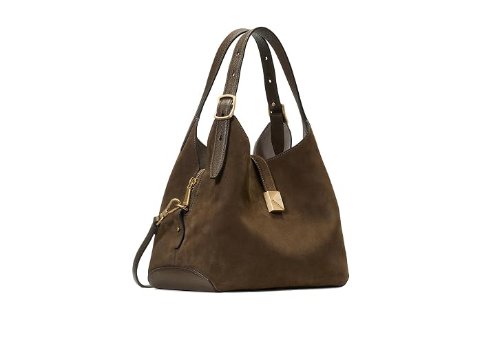 Kate Spade New York Deco Pebbled Leather And Suede Crossbody Tote - Image 4