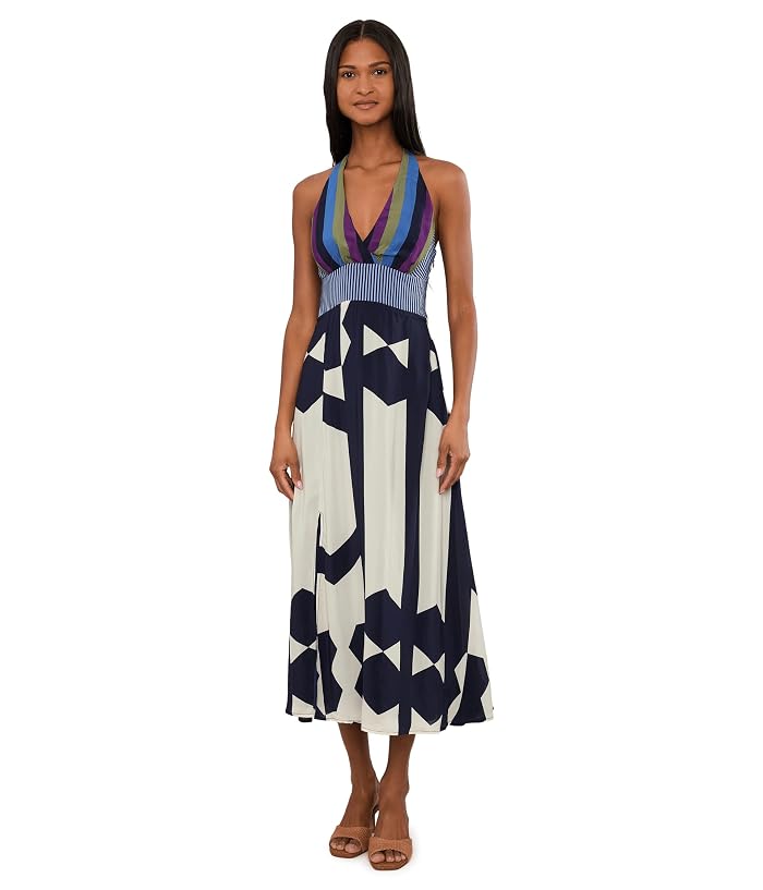 Vince Camuto V-neck Bareback Maxi