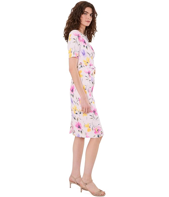 Adrianna Papell Mini Bow Sheath Dress - Image 3