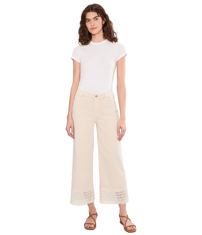 Liverpool Los Angeles Mid-Rise Stride Wide Leg Pant With Lace Trim 27" Inseam - Image 2