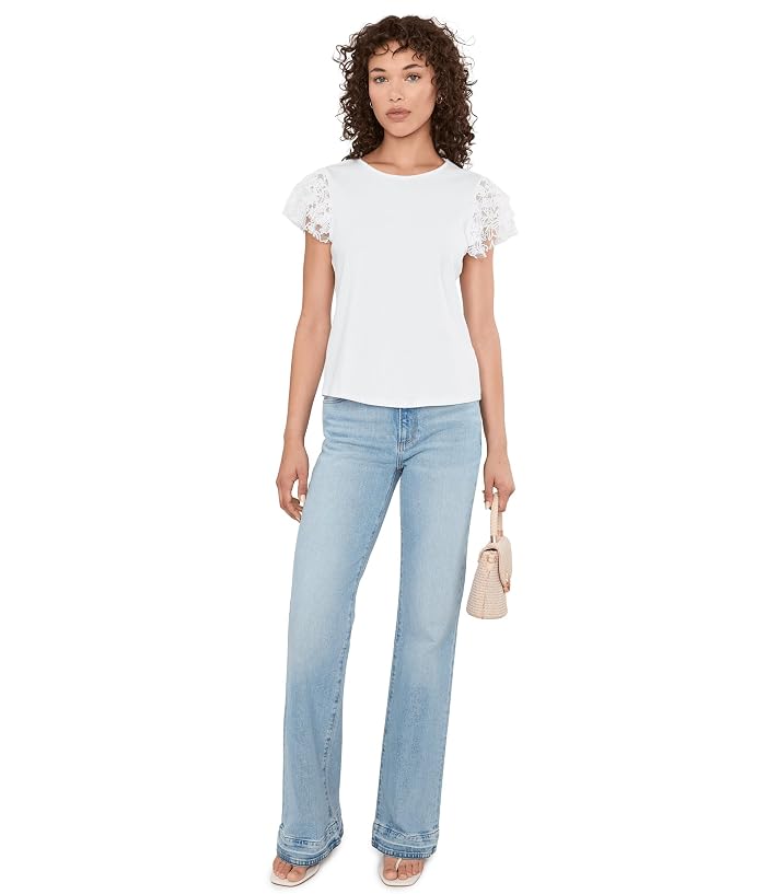 Vince Camuto Crew Neck Blouse W Ruffle Sleeves - Image 2