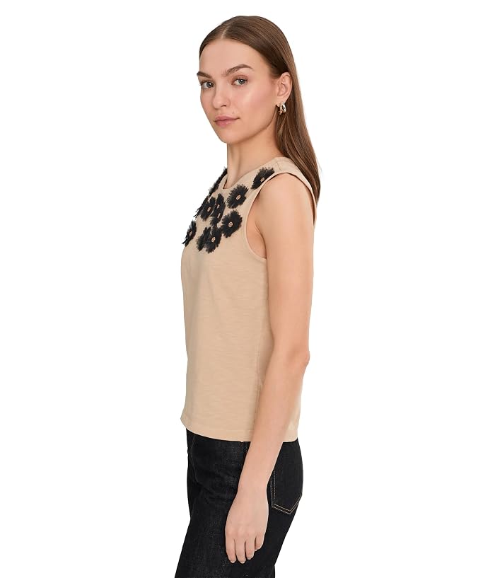 NIC+ZOE Organza Applique Tank - Image 3