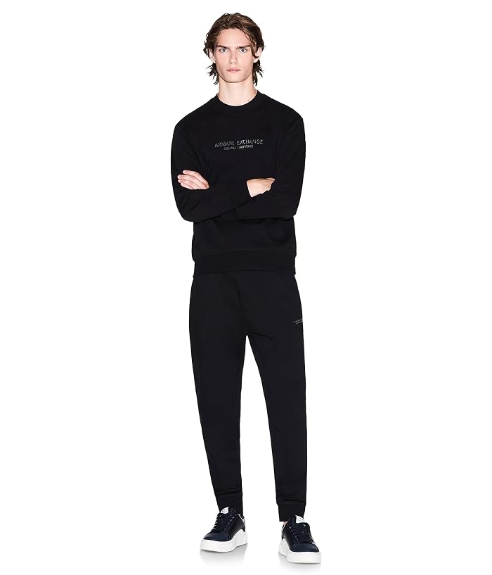 Armani Exchange Milano/New York Logo Pullover Sweatshirt - Image 4