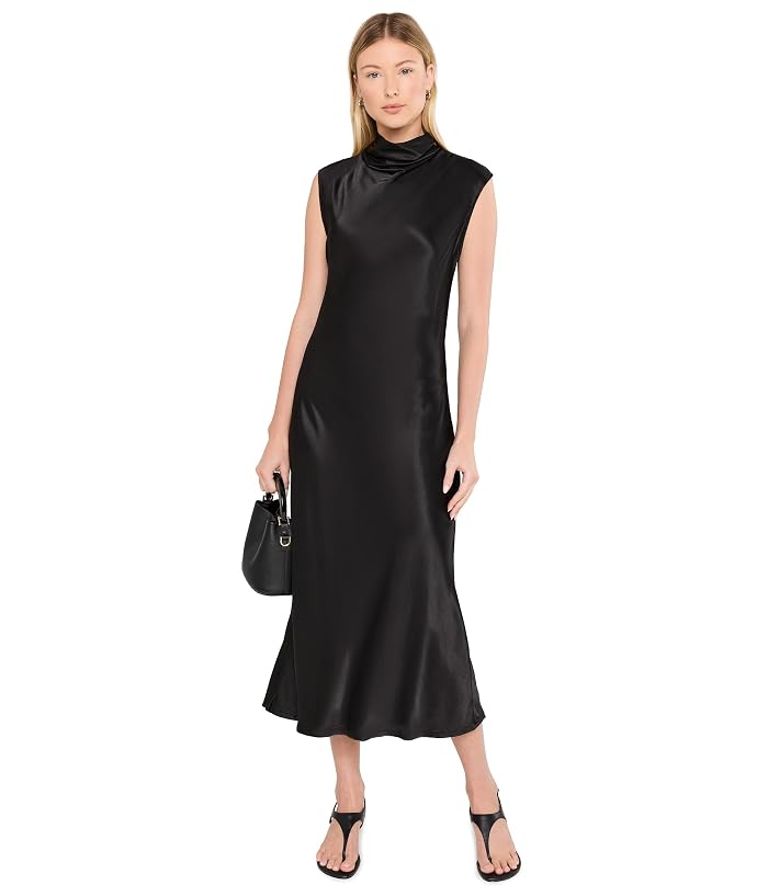 Michael Stars Astra Bias Mock Neck Dress - Image 2