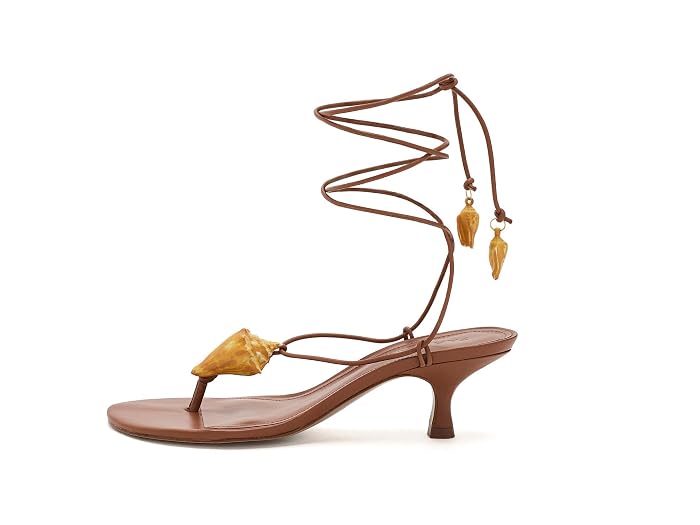 FARM Rio Shell Macrame Kitten Heels - Image 4