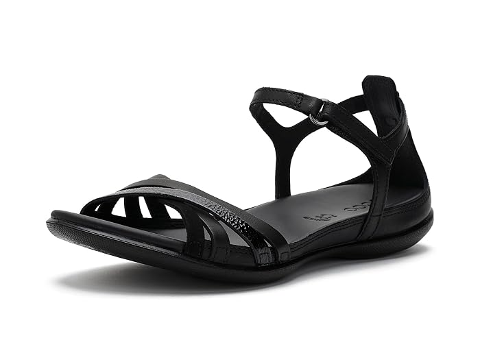 ECCO Flash Leather Ankle Strap Sandals