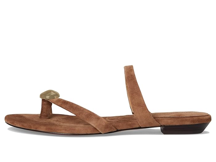 Madewell The Mila Organic Hardware Thong Sandal in Suede - Image 3
